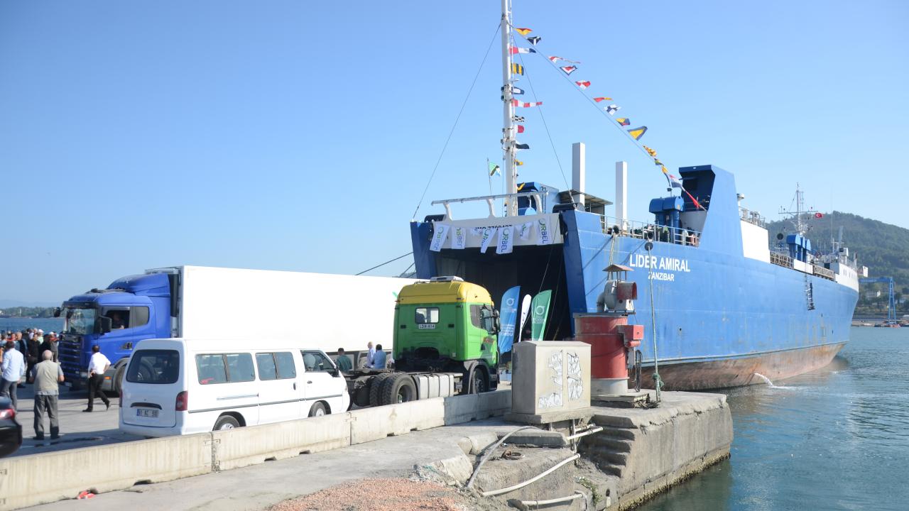 Ordu'nun Ünye Limanı’nda trafik konteyner ile hızlandı
