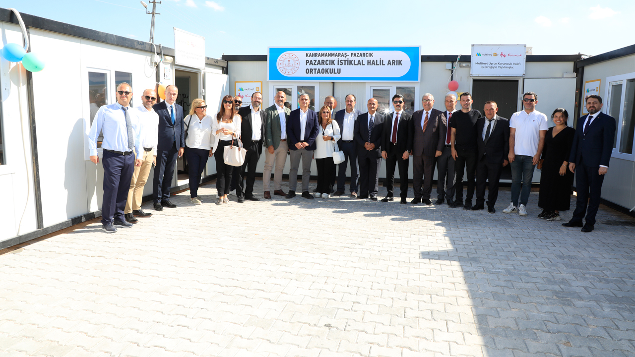 Multinet Up ve Koruncuk’un konteyner okulu yeni döneme ‘merhaba’ dedi