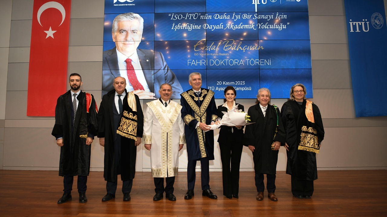İTÜ’den Bahçıvan’a fahri doktora