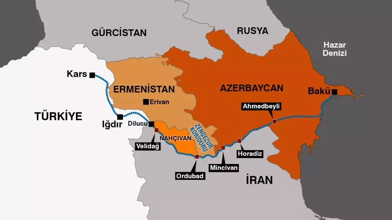 Zengezur Koridoru ile Orta Asya’nın hammadde stokları Türkiye’ye akacak