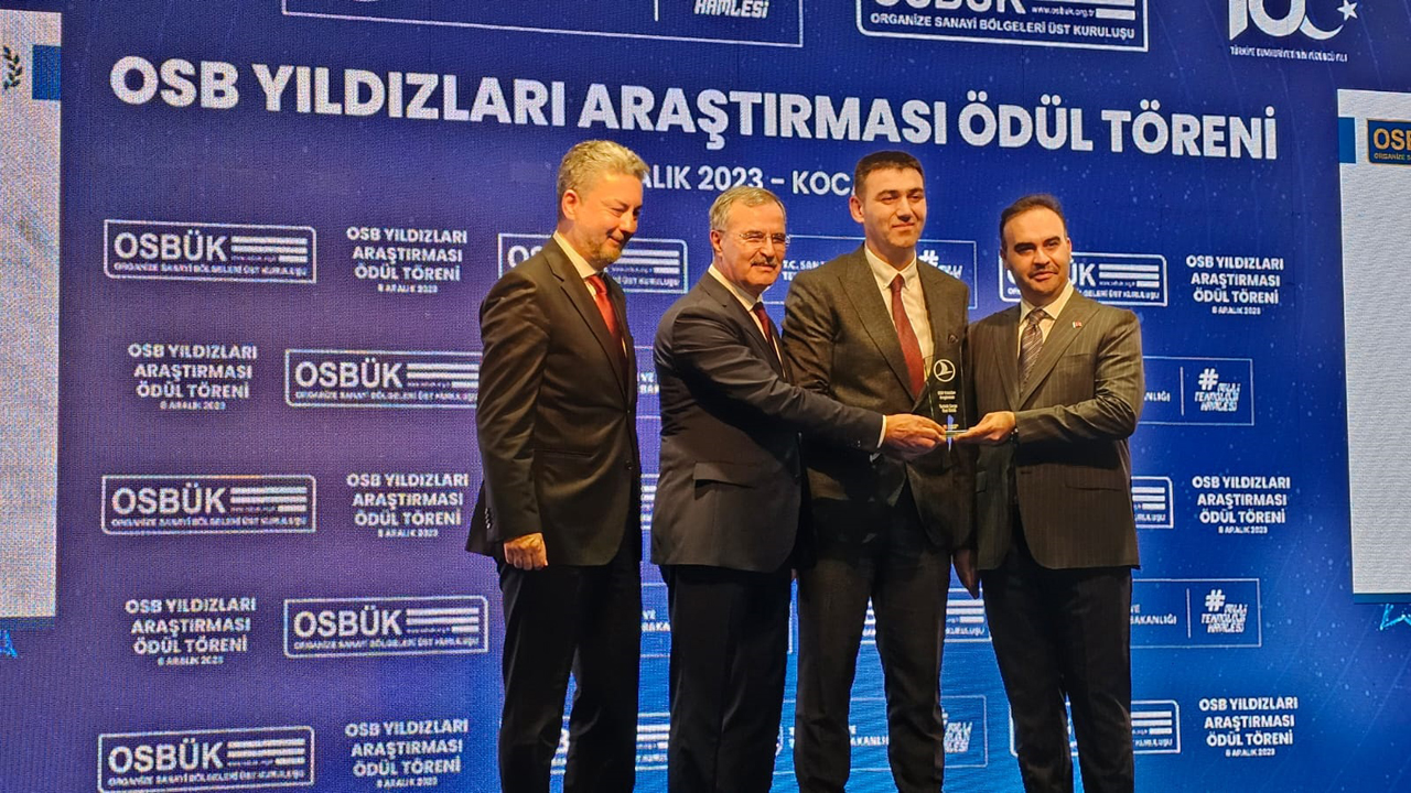 TİSAŞ, ‘OSB Yıldızları'nda özel ödül aldı