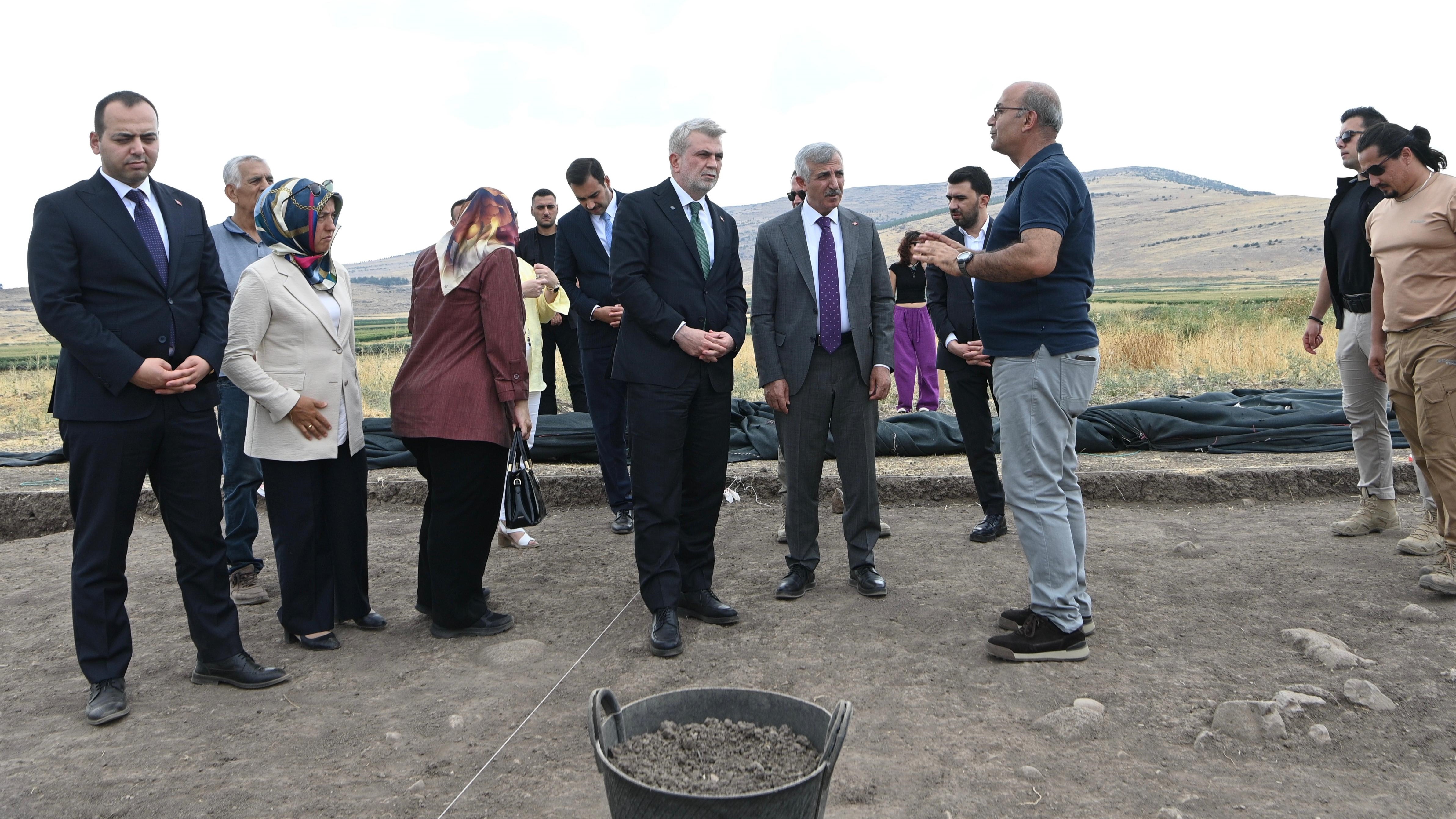 Domuztepe höyüğü BŞB Belediye Başkanı Fırat Görgel