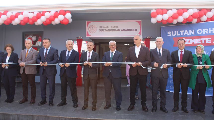Gebze’de Sultan Orhan Anaokulu eğitim için kapılarını açtı