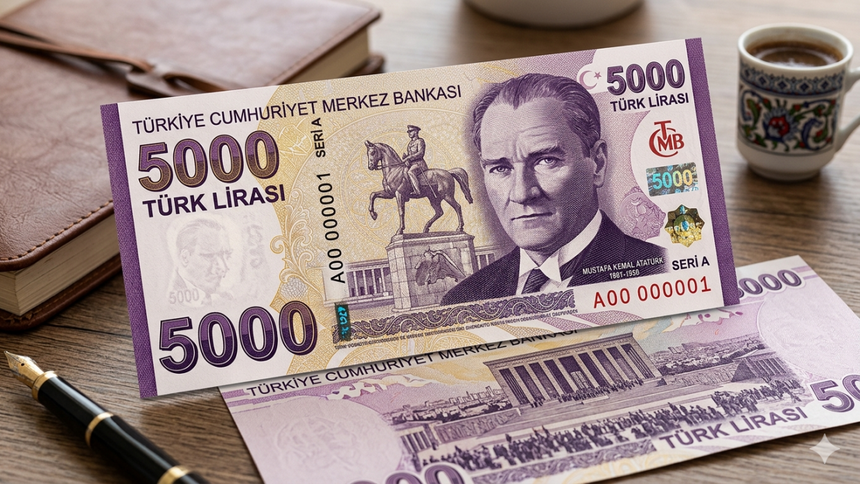 Bize 5 binlik banknot lâzım