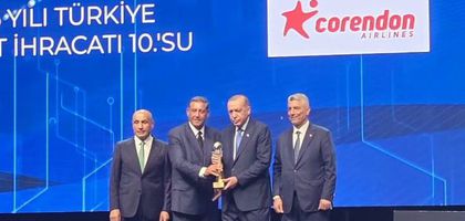 Corendon Airlines, hizmet ihracatında ilk 10’da