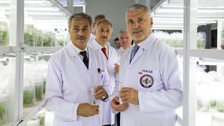 SATSO Doku Kültürü Laboratuvarında yüksek verimli bitkiler üretiliyor