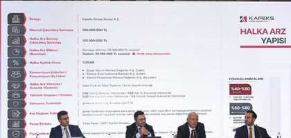KAPEKS Kimya talep toplamaya başlayacak