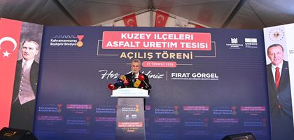 Kuzey İlçeleri Asfalt Üretim Tesisi hizmete açıldı