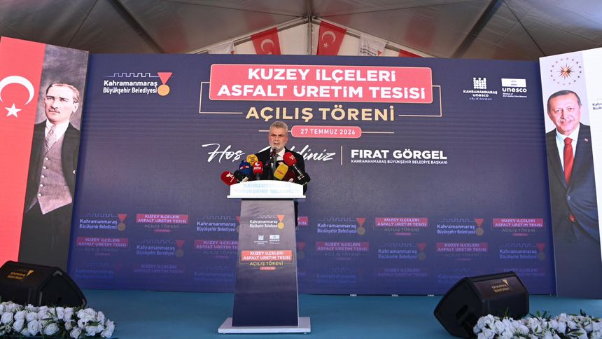 Kuzey İlçeleri Asfalt Üretim Tesisi hizmete açıldı