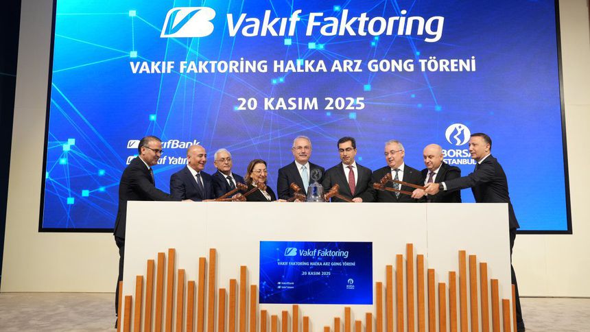 Vakıf Faktoring borsada işlem görmeye başladı