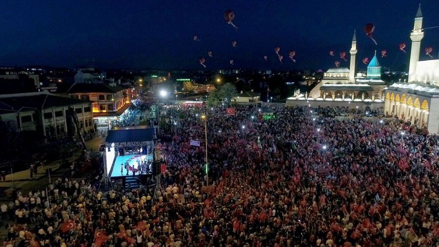 Konya protokolünden 15 Temmuz mesajı: Bu ruh asla sönmeyecek