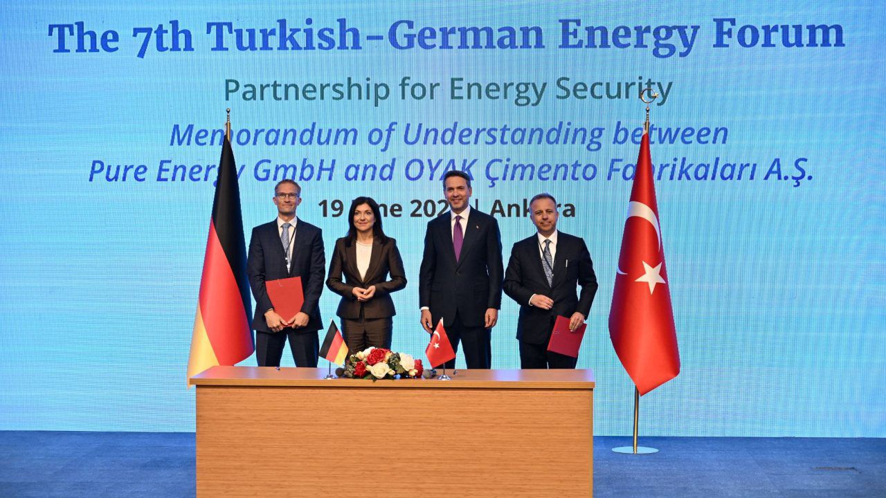 OYAK Çimento'dan Alman Pure Energy ile iş birliği