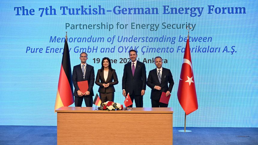 OYAK Çimento'dan Alman Pure Energy ile iş birliği