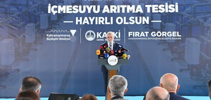 Kılavuzlu İçmesuyu Arıtma Tesisi hizmete açıldı