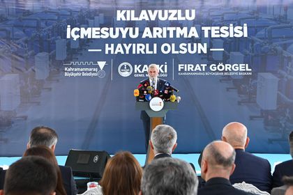 Kılavuzlu İçmesuyu Arıtma Tesisi hizmete açıldı