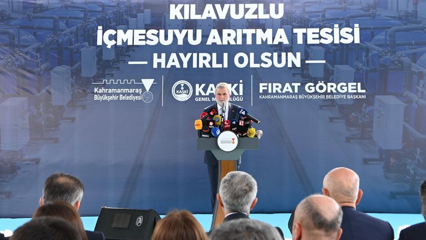 Kılavuzlu İçmesuyu Arıtma Tesisi hizmete açıldı