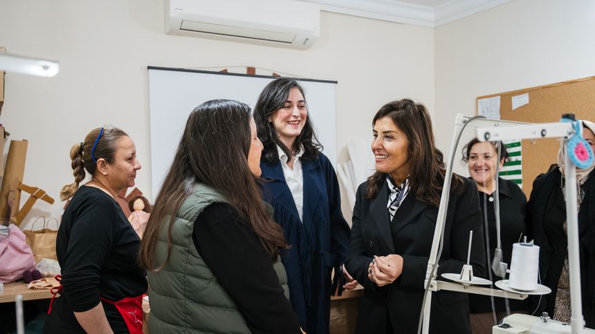 KEP, kadınları üretimle ekonomiye kazandırıyor