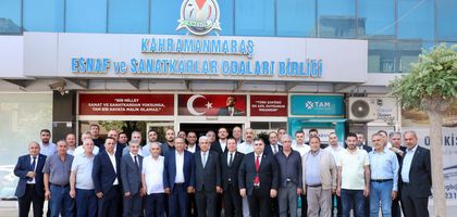 KMTSO’dan KMESOB Başkanı Ahmet Kuybu’ya hayırlı olsun ziyareti