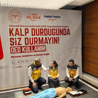 Toplu alanlarda kalp şok cihazı bulundurulacak