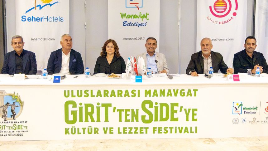 'Uluslararası Manavgat Girit’ten Side’ye Kültür ve Lezzet Festivali' başlıyor