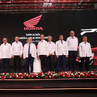 Honda’nın İzmir Aliağa’daki motosiklet fabrikası açıldı