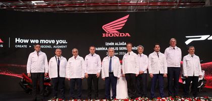 Honda’nın İzmir Aliağa’daki motosiklet fabrikası açıldı