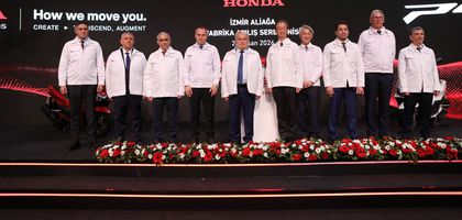 Honda’nın İzmir Aliağa’daki motosiklet fabrikası açıldı