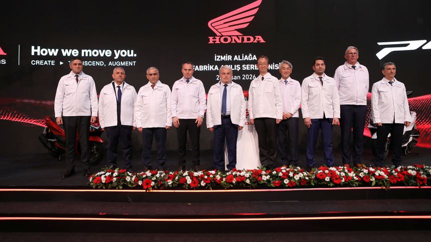 Honda’nın İzmir Aliağa’daki motosiklet fabrikası açıldı
