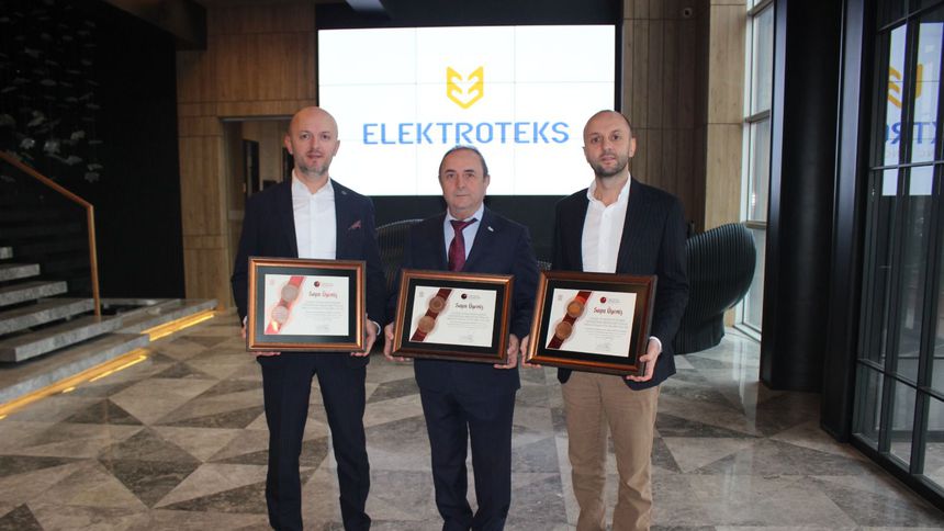 Elektroteks’in ihracat başarısı ödüllendirildi