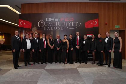 Kayseri iş dünyası ORSİFED Cumhuriyet Balosu’nda buluştu