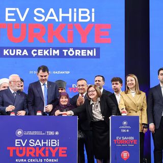 Gaziantep’te Yüzyılın Sosyal Konut Projesi için kuralar çekildi