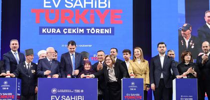 Gaziantep’te Yüzyılın Sosyal Konut Projesi için kuralar çekildi