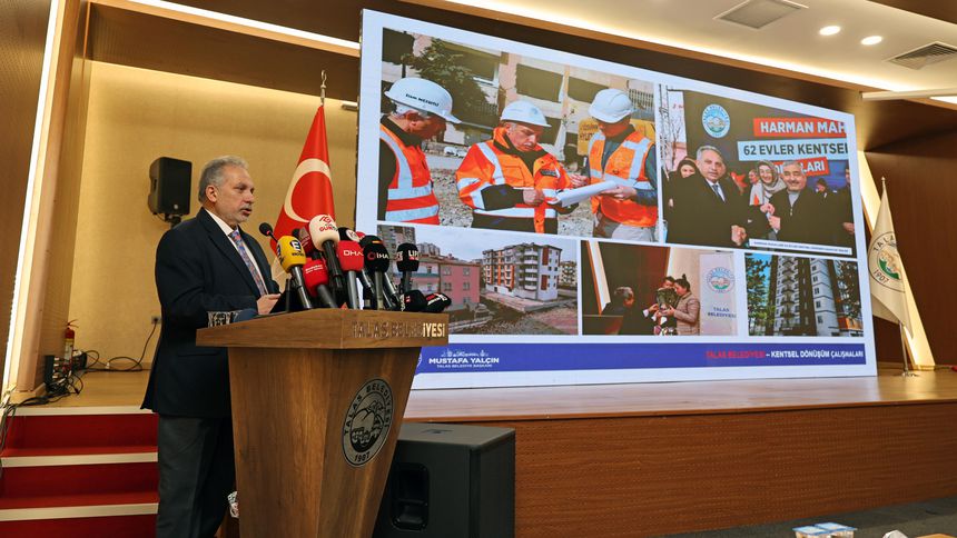 Talas, 410 milyon TL’lik bütçesinin yüzde 70’ini yatırıma ayırdı