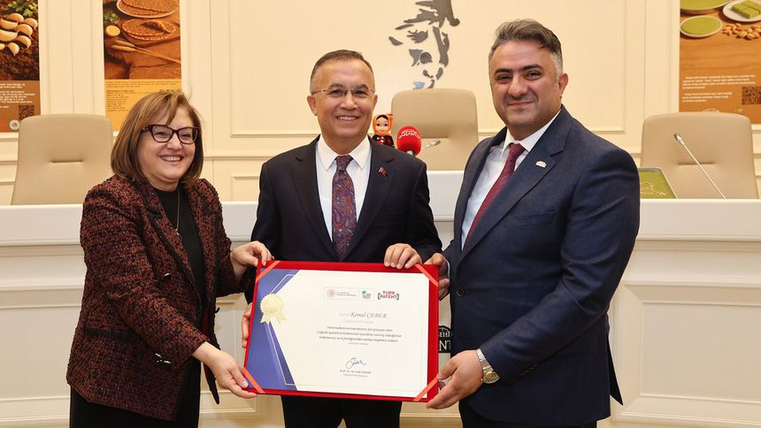 Coğrafi işaret alanında Türkiye lideri Gaziantep’te değer katanlara teşekkür!