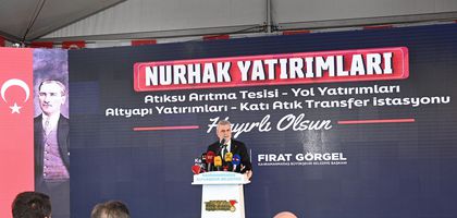 Nurhak yatırımlarının açılışı gerçekleştirildi