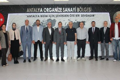 Ticaret Bakanlığı heyeti Antalya OSB’yi ziyaret etti