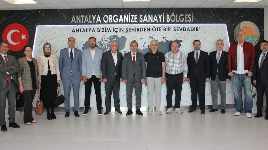 Ticaret Bakanlığı heyeti Antalya OSB’yi ziyaret etti