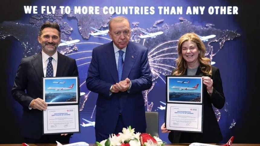 THY'nin 150 Boeing alımı için imzalar atıldı
