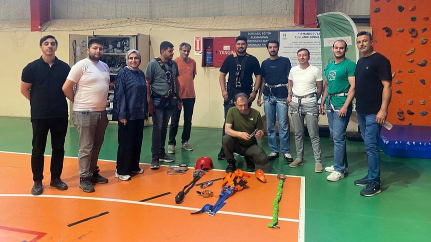 SUBÜ’de yüksekte çalışma eğitimi düzenlendi