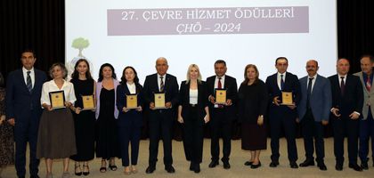 Çevre Hizmet Ödülleri sahiplerine verildi