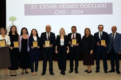 Çevre Hizmet Ödülleri sahiplerine verildi
