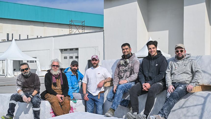 Marble İzmir’in etkinliklerinden Heykel Çalıştayı’nda üretim süreci başladı