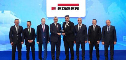EGGER 'Türkiye İhracat Başarısı Ödülü'nü kazandı