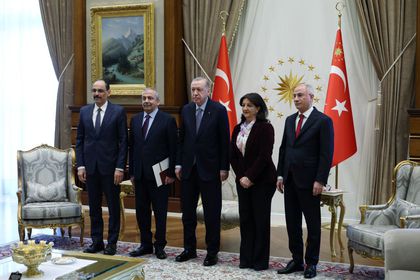 Erdoğan, DEM Partili vekillerle bir araya geldi