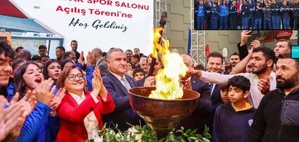 Kamil Ocak Spor Salonu hizmete açıldı
