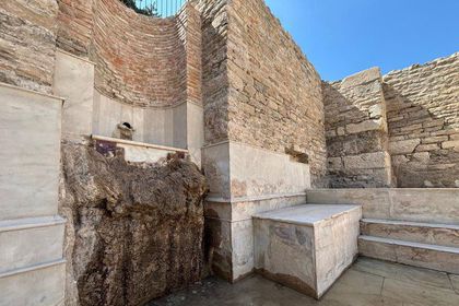 Tarihi Roma Hamamı'nda 1900 yıl sonra yeniden su aktı