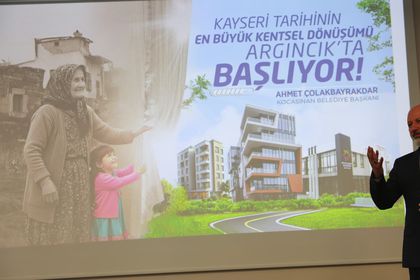 Kocasinan Belediyesi, Argıncık’ta kentsel dönüşüme başlıyor