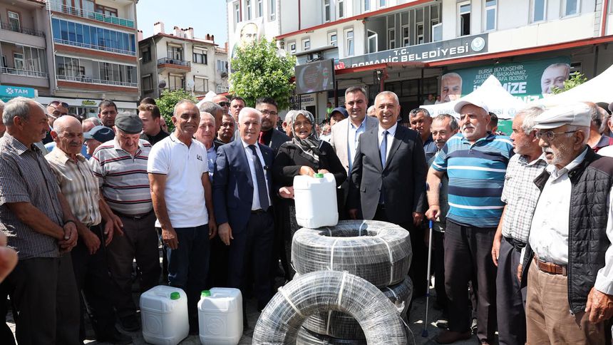 Bursa’dan Domaniç’e tarımsal destek