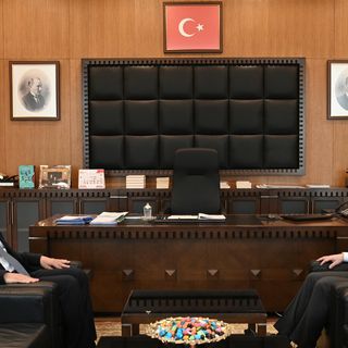 Başkan Görgel, KSÜ Rektörü Okumuş’u Ağırladı