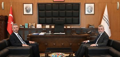 Başkan Görgel, KSÜ Rektörü Okumuş’u Ağırladı